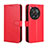 Leather Case Stands Flip Cover Holder BY5 for OnePlus 12R 5G Red