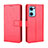 Leather Case Stands Flip Cover Holder BY5 for OnePlus Nord CE 2 5G Red