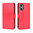 Leather Case Stands Flip Cover Holder BY5 for Oppo F21 Pro 5G Red