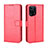 Leather Case Stands Flip Cover Holder BY5 for Oppo Find X5 5G Red