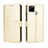 Leather Case Stands Flip Cover Holder BY5 for Realme C12 Gold