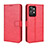 Leather Case Stands Flip Cover Holder BY5 for Realme GT2 Pro 5G Red