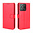 Leather Case Stands Flip Cover Holder BY5 for Realme Narzo 50A Red