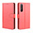 Leather Case Stands Flip Cover Holder BY5 for Sony Xperia 1 II Red