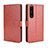 Leather Case Stands Flip Cover Holder BY5 for Sony Xperia 1 III