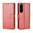 Leather Case Stands Flip Cover Holder BY5 for Sony Xperia 1 IV SO-51C