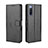 Leather Case Stands Flip Cover Holder BY5 for Sony Xperia 10 III Lite Black