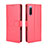 Leather Case Stands Flip Cover Holder BY5 for Sony Xperia 10 III Lite Red