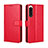 Leather Case Stands Flip Cover Holder BY5 for Sony Xperia 5 IV Red