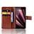 Leather Case Stands Flip Cover Holder BY5 for Sony Xperia Ace