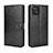 Leather Case Stands Flip Cover Holder BY5 for Vivo iQOO U3 5G Black