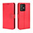 Leather Case Stands Flip Cover Holder BY5 for Vivo V23 Pro 5G Red
