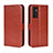 Leather Case Stands Flip Cover Holder BY5 for Vivo V23e 5G