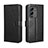 Leather Case Stands Flip Cover Holder BY5 for Vivo V25 Pro 5G Black