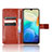 Leather Case Stands Flip Cover Holder BY5 for Vivo Y02S