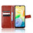 Leather Case Stands Flip Cover Holder BY5 for Vivo Y16