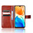 Leather Case Stands Flip Cover Holder BY5 for Vivo Y20G