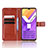 Leather Case Stands Flip Cover Holder BY5 for Vivo Y32t