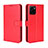 Leather Case Stands Flip Cover Holder BY5 for Vivo Y32t Red