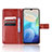 Leather Case Stands Flip Cover Holder BY5 for Vivo Y33e 5G