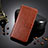 Leather Case Stands Flip Cover Holder BY5 for Vivo Y35 4G