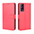 Leather Case Stands Flip Cover Holder BY5 for Vivo Y52 5G Red