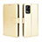 Leather Case Stands Flip Cover Holder BY5 for Vivo Y73 (2021) Gold