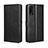 Leather Case Stands Flip Cover Holder BY5 for Wiko Power U20 Black