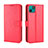 Leather Case Stands Flip Cover Holder BY5 for Wiko T10 Red