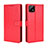 Leather Case Stands Flip Cover Holder BY5 for Wiko T3 Red