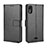 Leather Case Stands Flip Cover Holder BY5 for Wiko Y51 Black