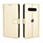 Leather Case Stands Flip Cover Holder BY5 for Xiaomi Black Shark 4 Pro 5G Gold