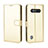 Leather Case Stands Flip Cover Holder BY5 for Xiaomi Black Shark 4S 5G Gold