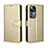 Leather Case Stands Flip Cover Holder BY5 for Xiaomi Mi 12T 5G Gold