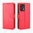 Leather Case Stands Flip Cover Holder BY5 for Xiaomi Poco X4 GT 5G Red