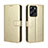 Leather Case Stands Flip Cover Holder BY5 for Xiaomi Poco X5 Pro 5G Gold