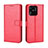 Leather Case Stands Flip Cover Holder BY5 for Xiaomi Redmi 10 Power Red