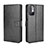 Leather Case Stands Flip Cover Holder BY5 for Xiaomi Redmi Note 10 5G Black