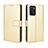 Leather Case Stands Flip Cover Holder BY5 for Xiaomi Redmi Note 10 Pro 5G Gold