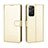 Leather Case Stands Flip Cover Holder BY5 for Xiaomi Redmi Note 11 Pro 5G Gold