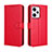 Leather Case Stands Flip Cover Holder BY5 for Xiaomi Redmi Note 12 Pro+ Plus 5G Red