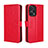 Leather Case Stands Flip Cover Holder BY5 for Xiaomi Redmi Note 12 Turbo 5G Red