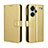 Leather Case Stands Flip Cover Holder BY5 for Xiaomi Redmi Note 13 Pro+ Plus 5G Gold