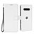 Leather Case Stands Flip Cover Holder BY6 for Xiaomi Black Shark 4 Pro 5G White