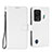 Leather Case Stands Flip Cover Holder BY6 for Xiaomi Black Shark 5 5G White