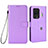 Leather Case Stands Flip Cover Holder BY6 for Xiaomi Black Shark 5 Pro 5G Purple