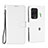 Leather Case Stands Flip Cover Holder BY6 for Xiaomi Black Shark 5 Pro 5G White