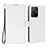 Leather Case Stands Flip Cover Holder BY6 for Xiaomi Mi 11T Pro 5G White