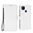 Leather Case Stands Flip Cover Holder BY6 for Xiaomi POCO C3 White