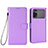 Leather Case Stands Flip Cover Holder BY6 for Xiaomi Poco M4 Pro 4G Purple